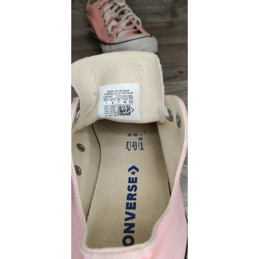 Converse Women’s Shoes Size 9 Pink Chuck Taylor All Star 132300F Sneakers - Picture 7 of 9